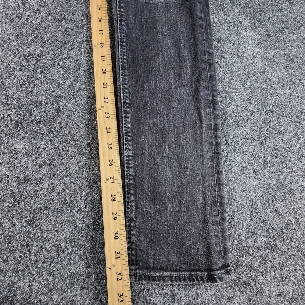 True Religion Mens Skinny Moto DK Black Jeans Size 29 Biker Denim